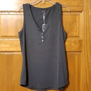 NWT Women's Size Medium Dark Gray Tank Top